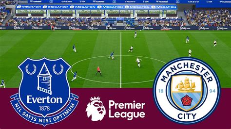 Everton 1 Vs 3 Manchester City Match Highlights Video Game Simulation