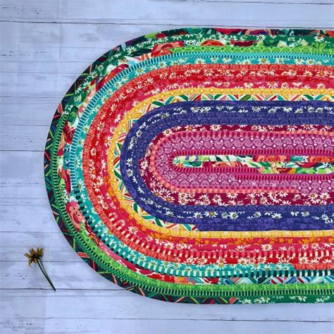 10 Free Jelly Roll Rug Pattern to Make a Quilted rug