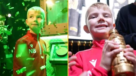 Young boy wins £400,000 gold Prime drink bottle after correctly ...