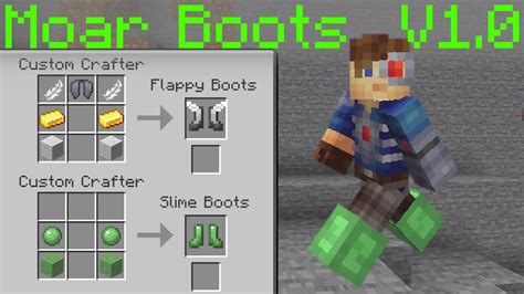 The Most Useful Boots Ever Camp Minecraft Moar Boots Datapack V10