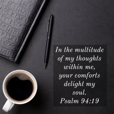 Psalm 9419 Your Comforts Encouraging Bible Verses