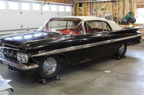 1959 Chevrolet Impala Convertible 348 Powerglide Restoration Project