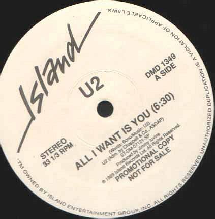 U2 - All I Want Is You (1989, Vinyl) | Discogs