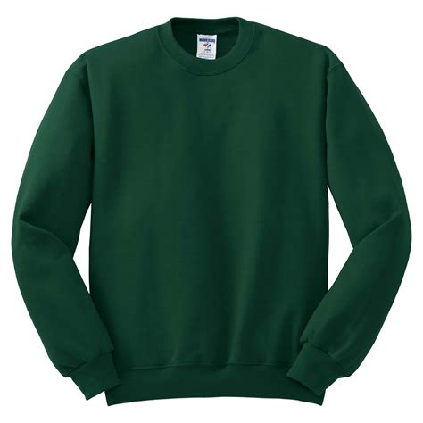 Jerzees 562m Nublend Crewneck Sweatshirt Forest Green Full Source