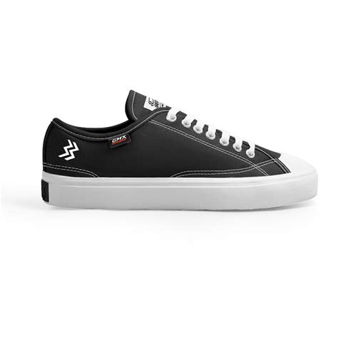 Jual Geoff Max Timeless Low Black White STZ Shoes Vulcanized