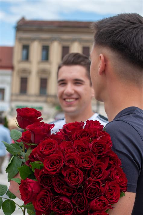 A Bouquet of Red Beige and Pink Flowers · Free Stock Photo