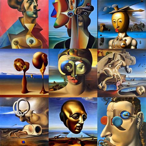 Google By Salvador Dali Oil On Canvas Surrealism Stable Diffusion