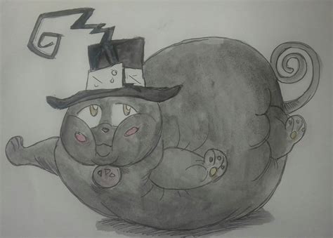 Inflated Blair ( cat form ) by nymeriadire on DeviantArt