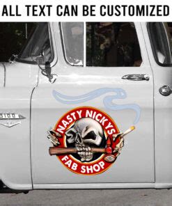 Custom Hot Rod And Racing Pinstriping Skull Iron Cross Set 02 Vinyl Decals Dingmun