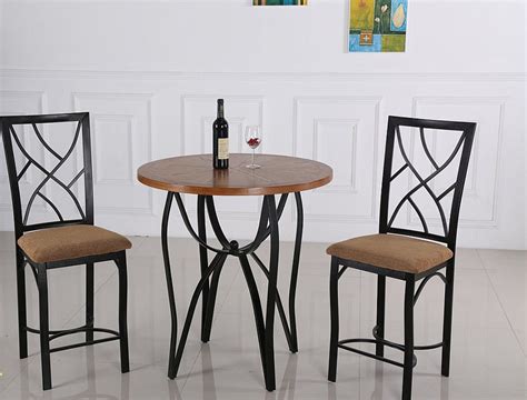 Contemporary Style 3 Piece Pub Set with Ash Finish Table Top – All ...