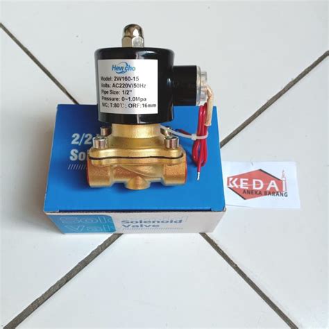 Jual Solenoid Valve Per Inch Inchi Dn Brass Kuningan V