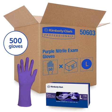 Kimberly Clark 50603 Kimberly Clark 50603 Large Purple Nitrile Xtra