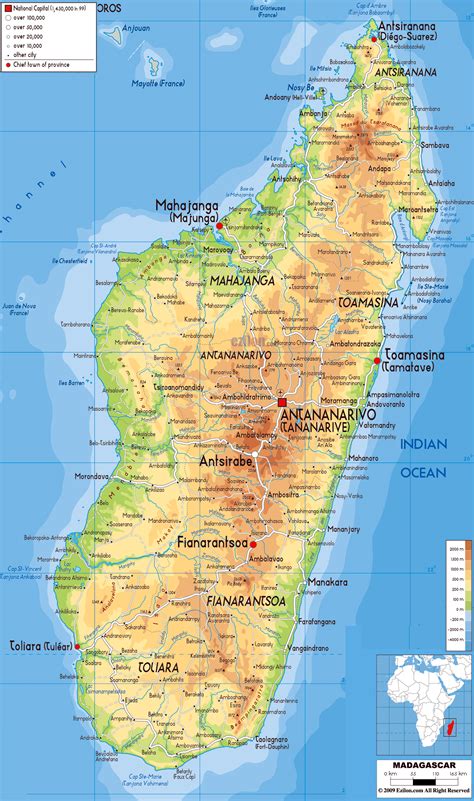 Madagaskar Kaart Europa Vogels