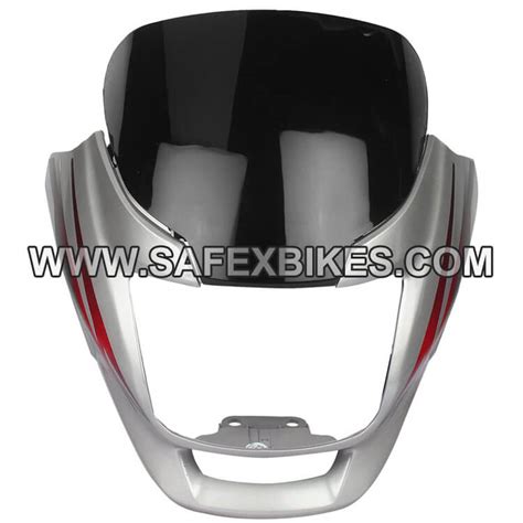 FRONT FAIRING VISOR SUPER SPLENDOR LATEST UB WITH OET GLASS ZADON