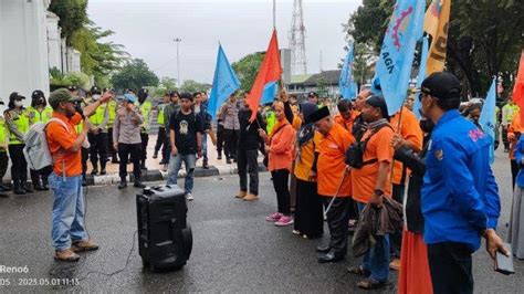 Peringatan May Day Buruh Di Jambi Ikut Unjuk Rasa Tribunjambi