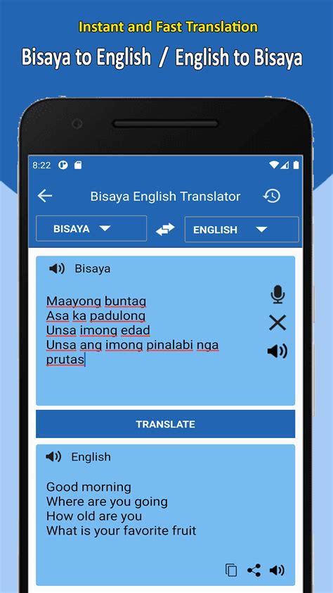 bisaya translate  english  android