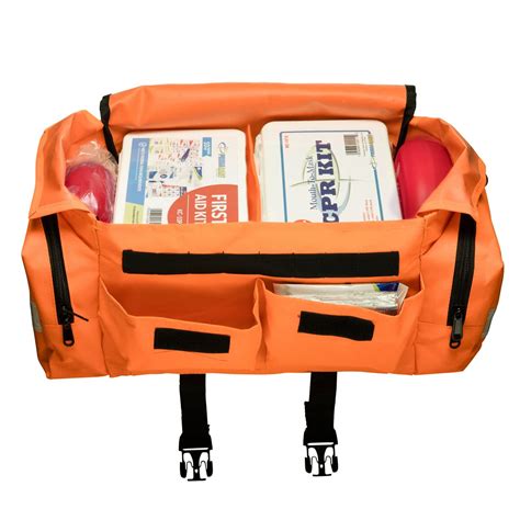 Large Capacity First Aid Bag Multi Compartment Lightweight And