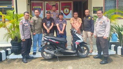 Tiga Residivis Penggelapan Motor Diciduk Polisi Di Dharmasraya