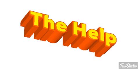 The Help Movie Animated  Logo Designs