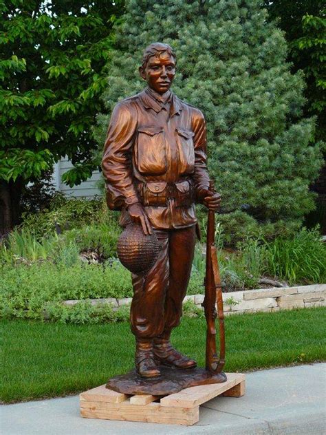 Honor Figurative Bronze Sculpture By Gary Alsum Available Through The