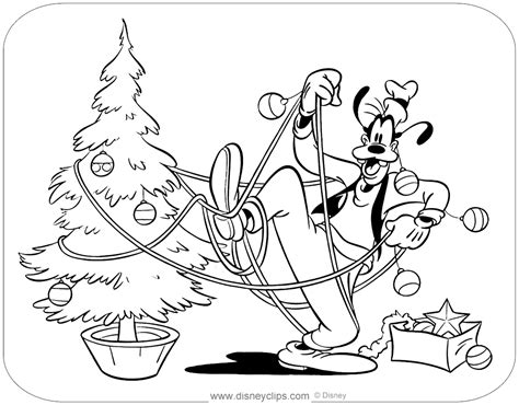 Disney Christmas Coloring Pages