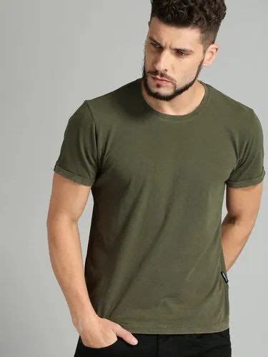 Men Half Sleeve Round Neck T Shirt At Rs 185 Round Neck Men T Shirt