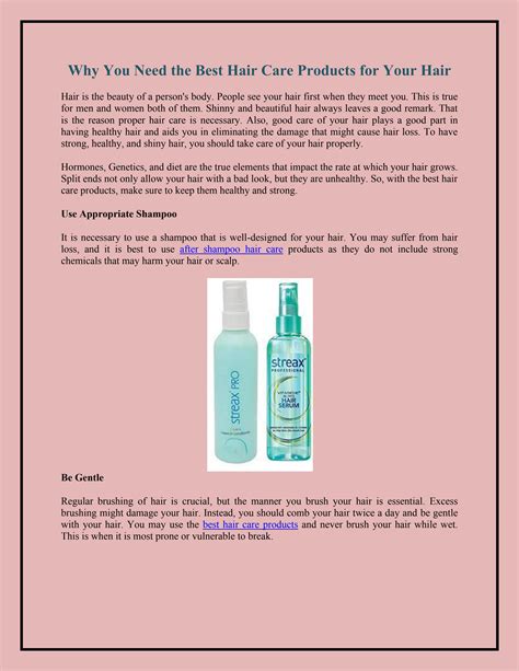 Why You Need The Best Hair Care Products For Your Hair By Prokare Issuu