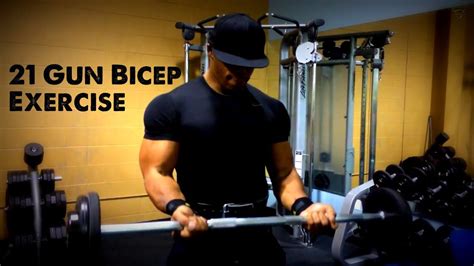 Bicep Exercise 21 Guns Youtube