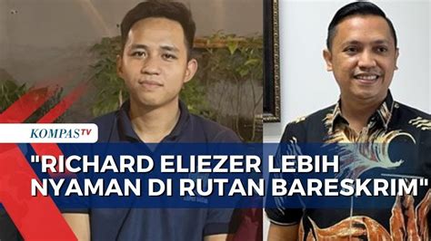 Pengacara Sebut Alasan Eliezer Kembali Ditahan Di Rutan Bareskrim Youtube