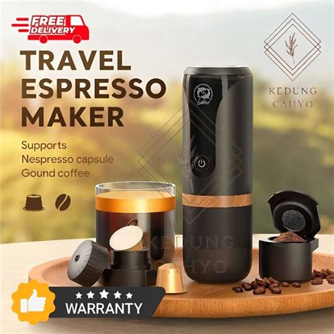 Jual Mesin Kopi Espresso Portable Mini Travel Coffee Maker Nanopresso