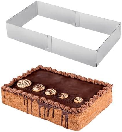 Amazon Patisse Adjustable Rectangular Cake Ring Home Kitchen