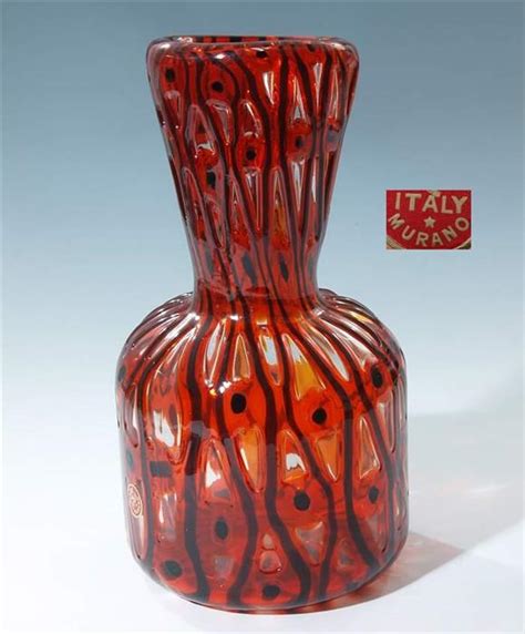 Murano Vase Lot Detail Ruetten