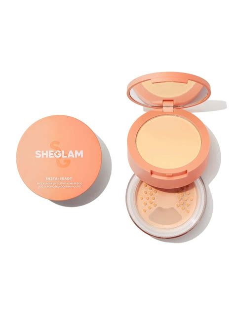 SHEGLAM Insta ready Face Under Eye Setting Pó Duo Toasted Almond