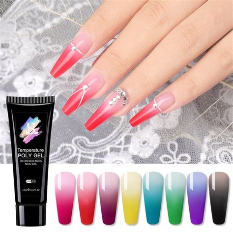 Hs Private Label Nails Extension Ml Poly Nail Gel Custom Logo