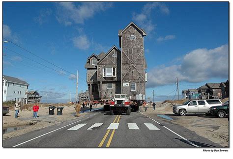 This is a view of the "Nights of Rodanthe" house in Rodanthe, NC being ...