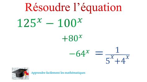 Résoudre une équation exponentielle FACILEMENT YouTube