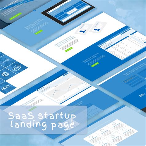 SaaS Landing Page Template – MasterBundles