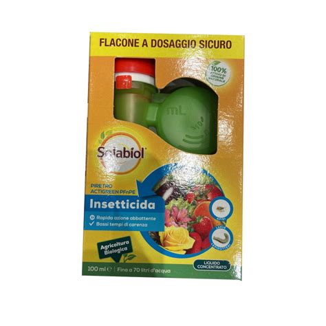 Solabiol Piretro Actigreen Ml Pfnpe Bio Insetticida Di Piretro