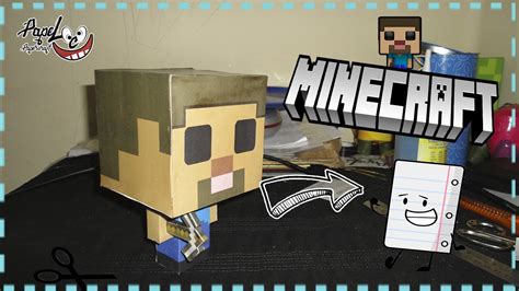 Steve Funko Pop Minecraftcomo Hacer Steven De Papelmanualidadespaso