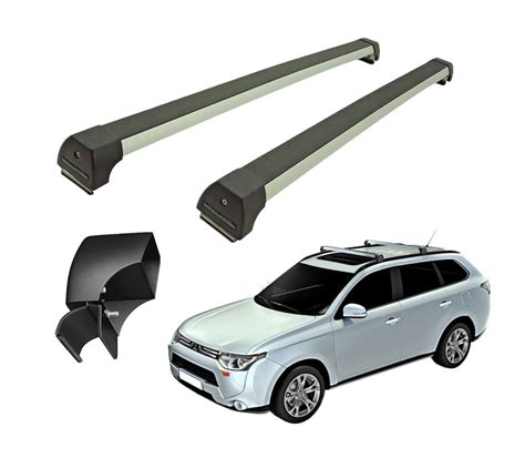 Rack De Teto Sport Outlander 2013 Ate 2022 Longarinas Prata LONG