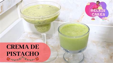 COMO HACER CREMA DE PISTACHO PARA CAKES YouTube