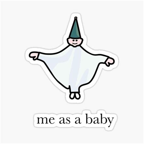 "This was you as a baby! TikTok Meme" Sticker for Sale by declanmaybury | Redbubble