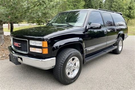 No Reserve Supercharged 1997 Gmc Suburban K2500 Slt 4x4 7 4l For Sale On Bat Auctions Sold