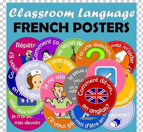 Classroom Poster French Language Lesson Png Clipart Area Class