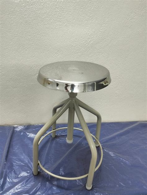 Stainless Steel White Unused Revolving Hospital Stool At Rs In