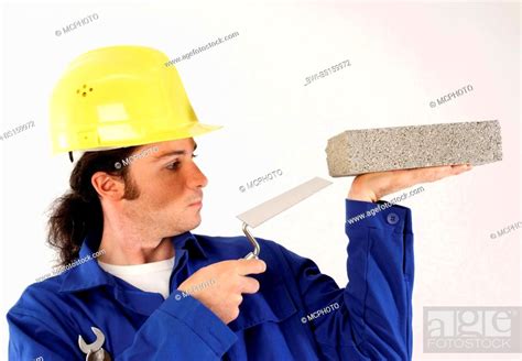 building worker with tools, Stock Photo, Picture And Rights Managed Image. Pic. BWI-BS159972 ...