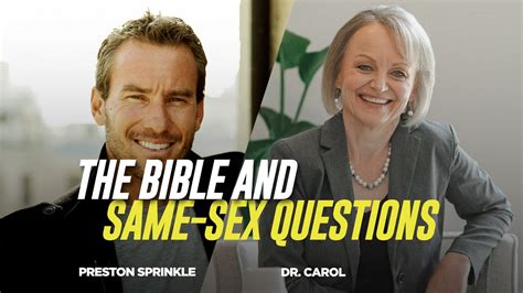 What Does The Bible Really Say About Same Sex Marriage With Preston