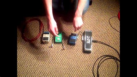 Guitar How To Set Up Your Guitar Pedals Youtube