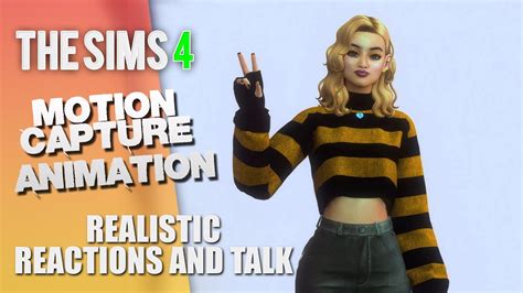 The Sims 4 Super Realistic Reactions And Talking Animation Pack