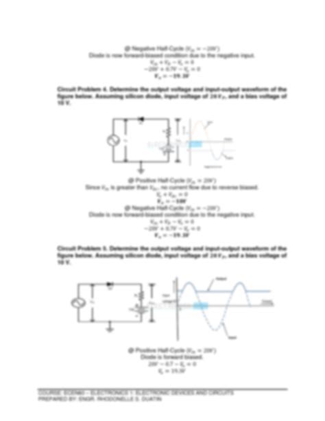 Solution Boylestad Electronic Devices And Circuit Clipper Clamper